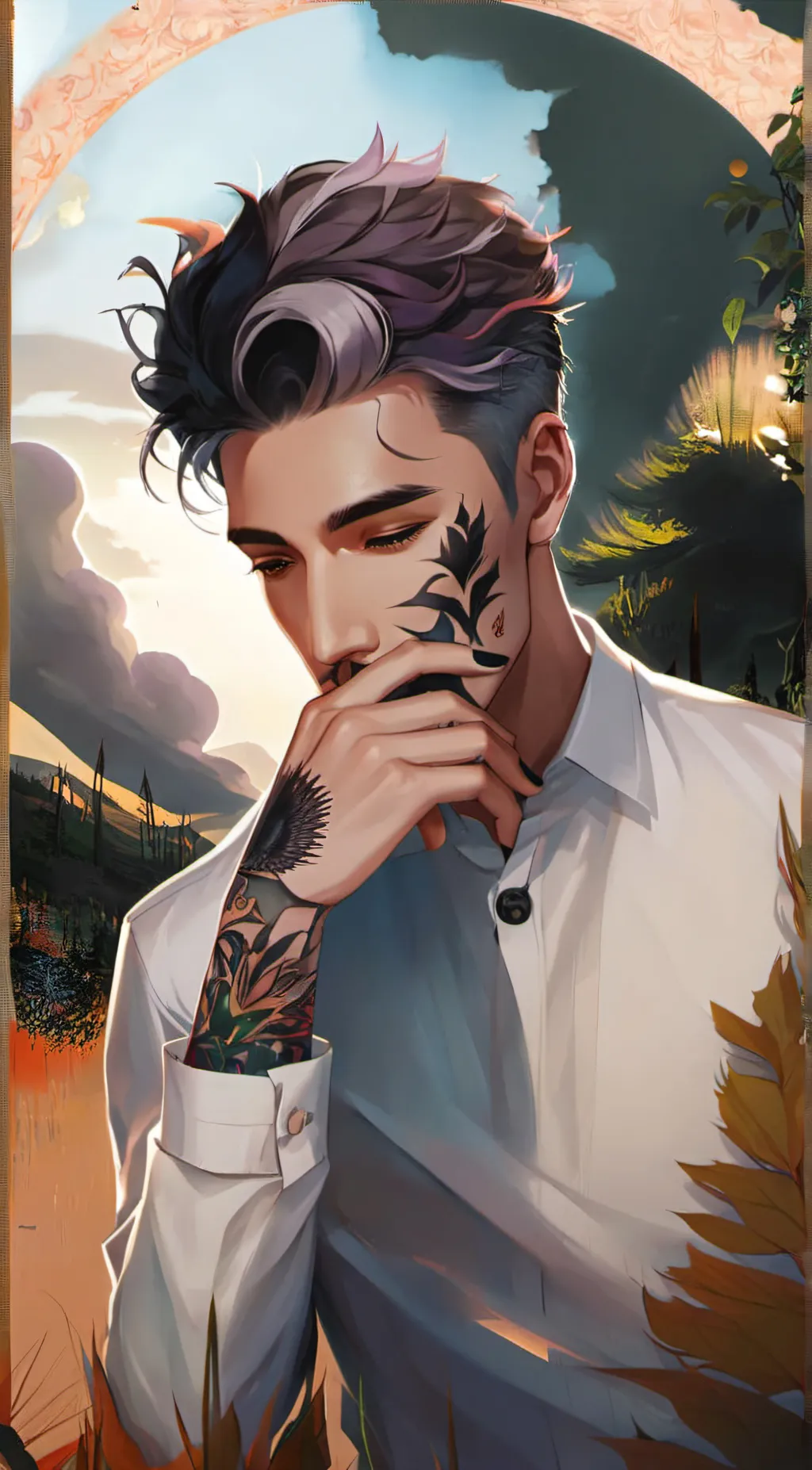 ai character: Leo background