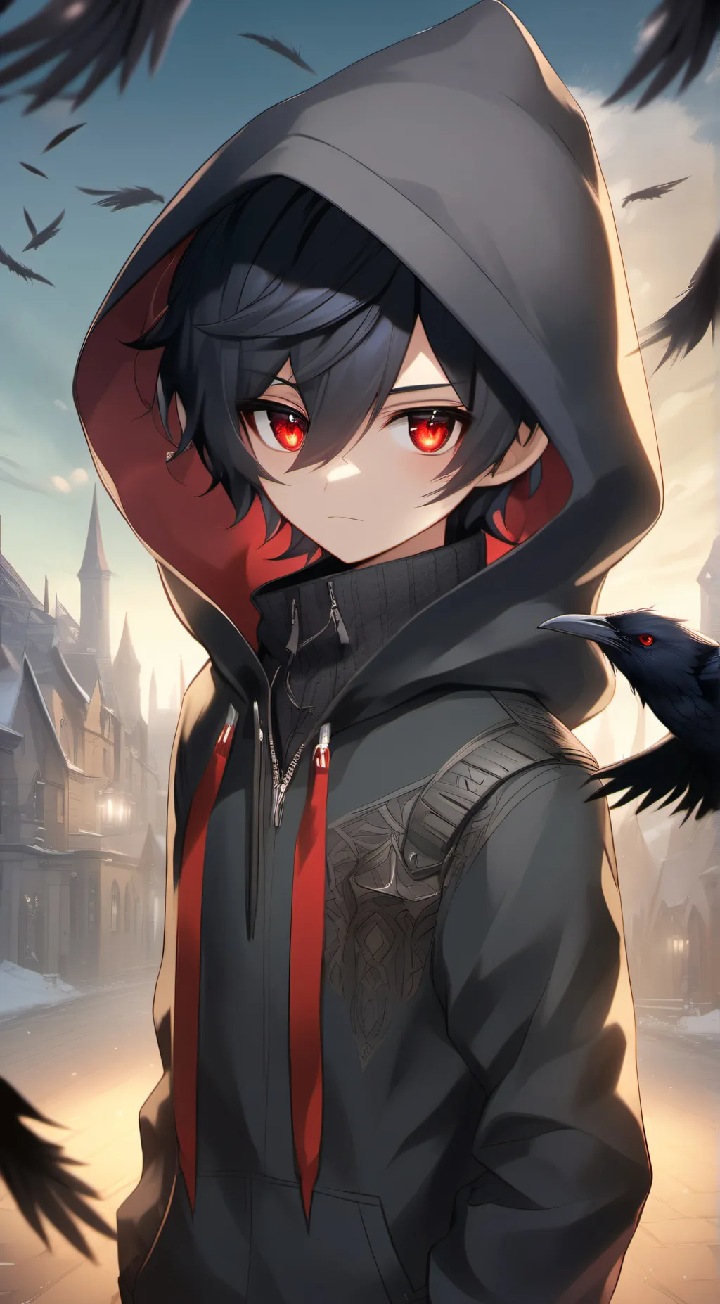 ai character: Raven background