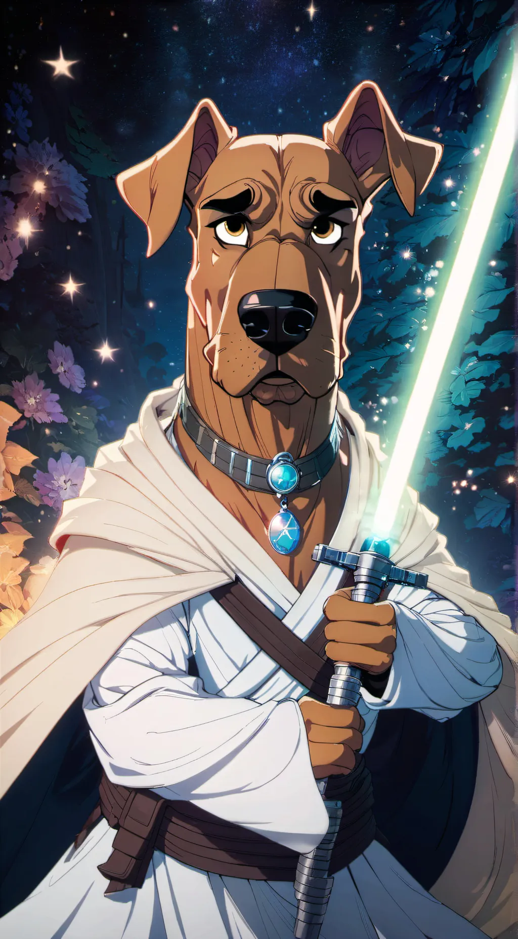 ai character: Scooby Doo(Jedi) background