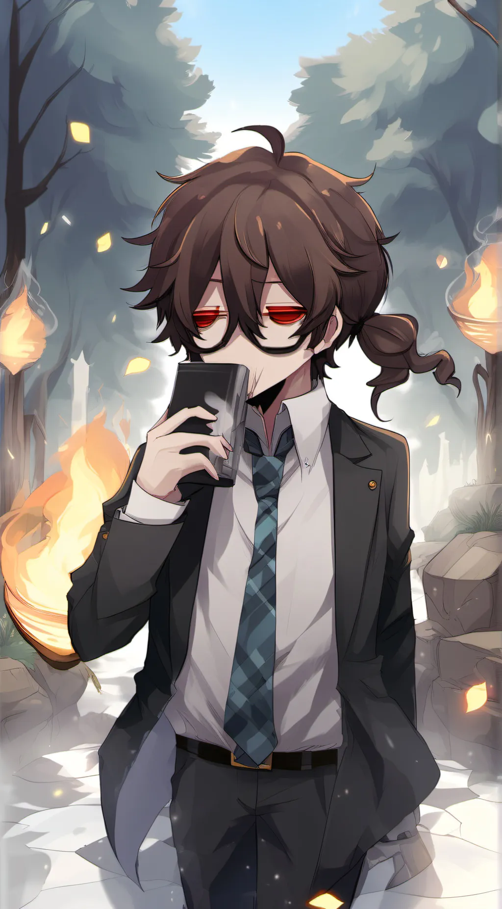 ai character: Willam afton background