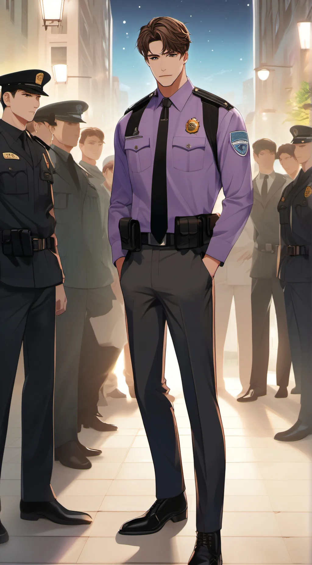 ai character: Micheal afton background