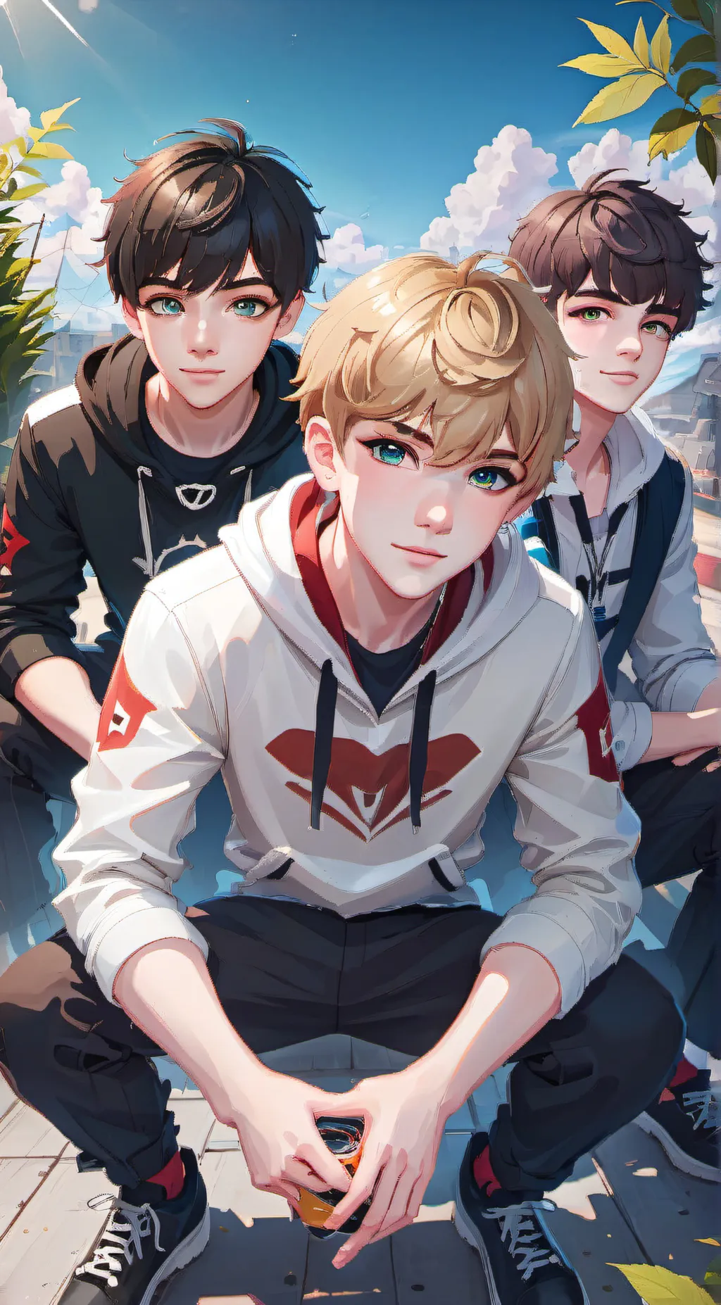 ai character: trap boys background