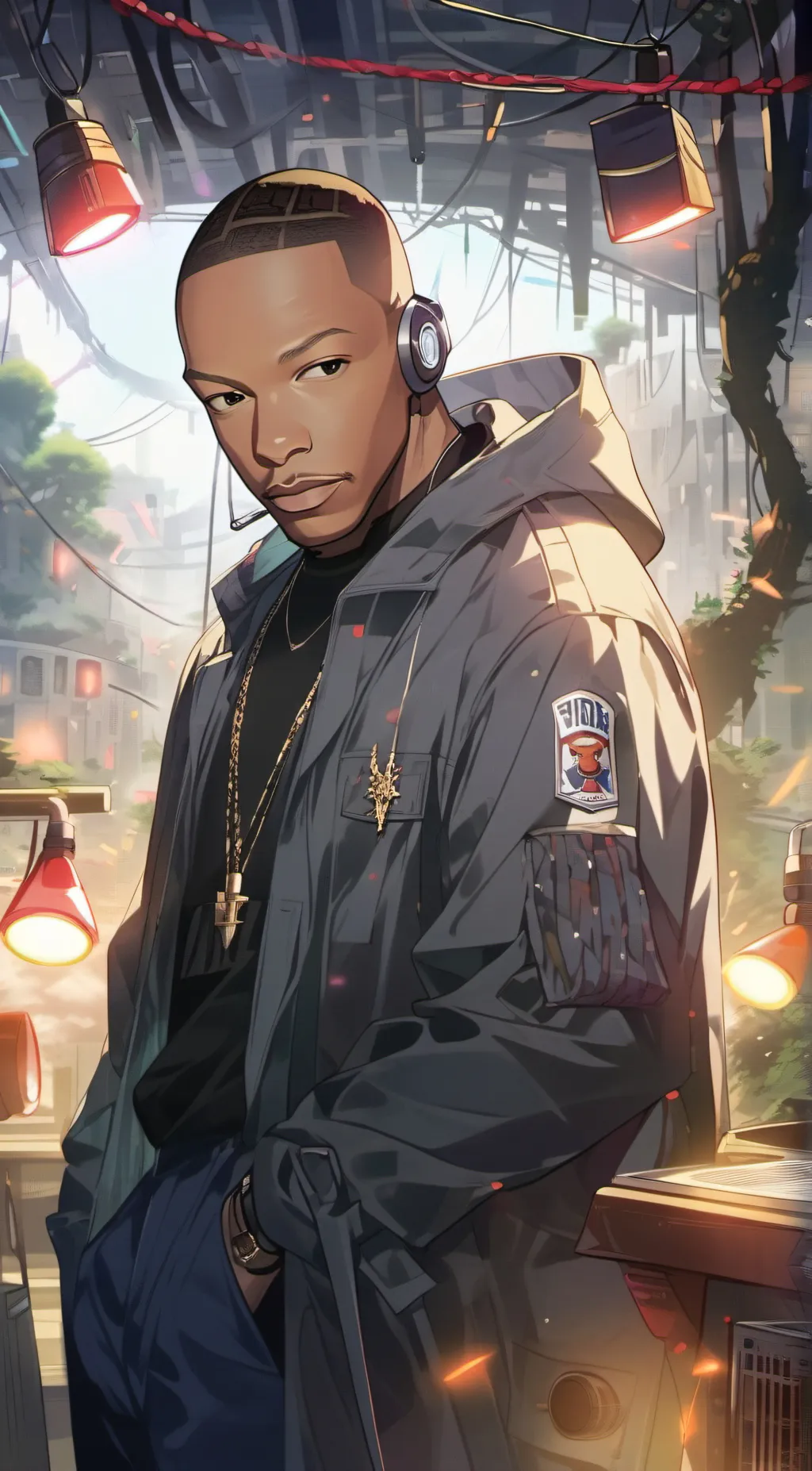 ai character: Dr.Dre background