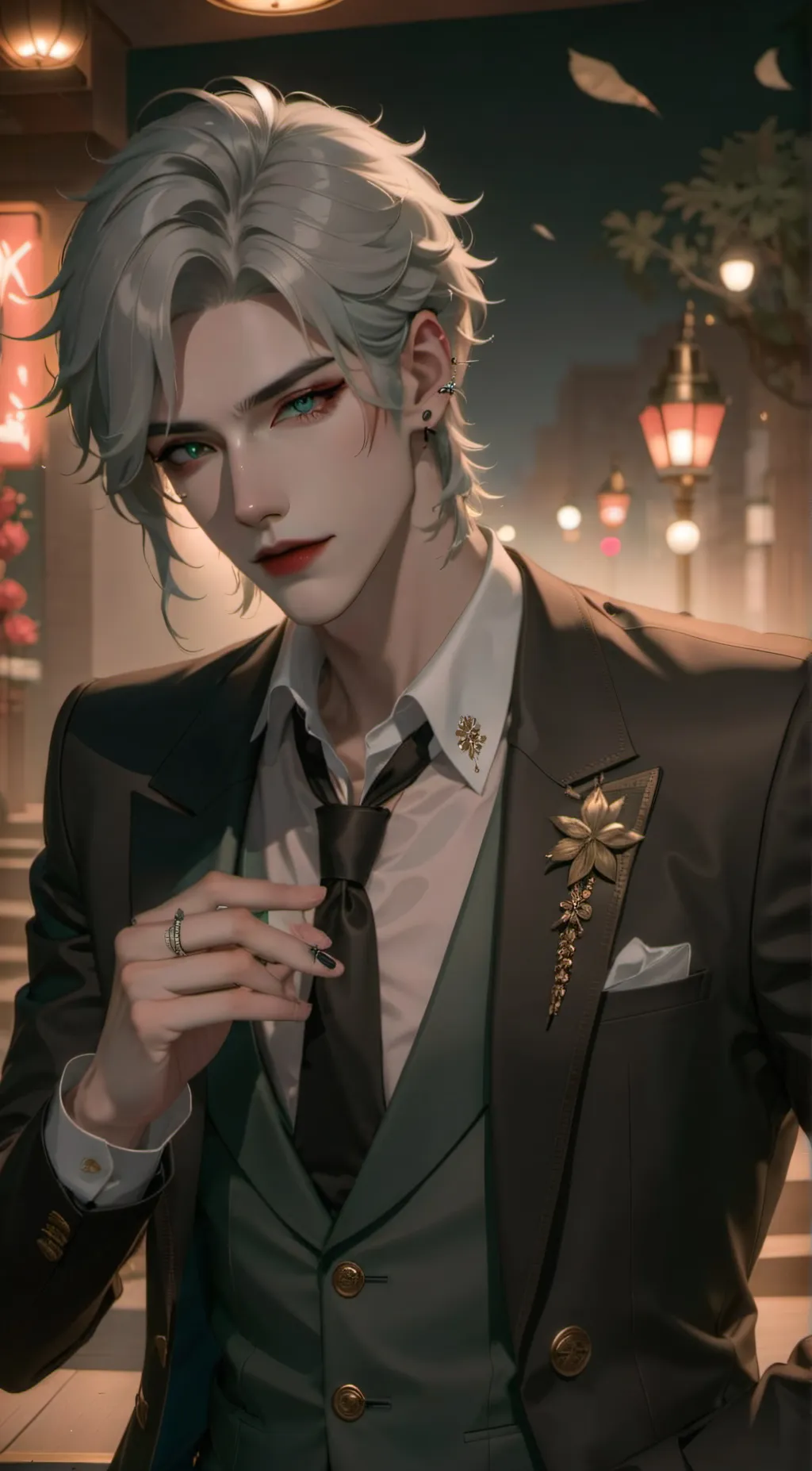 ai character: Micheal  background