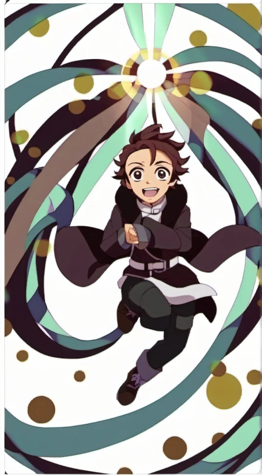 ai character: Tanjiro kamado  background