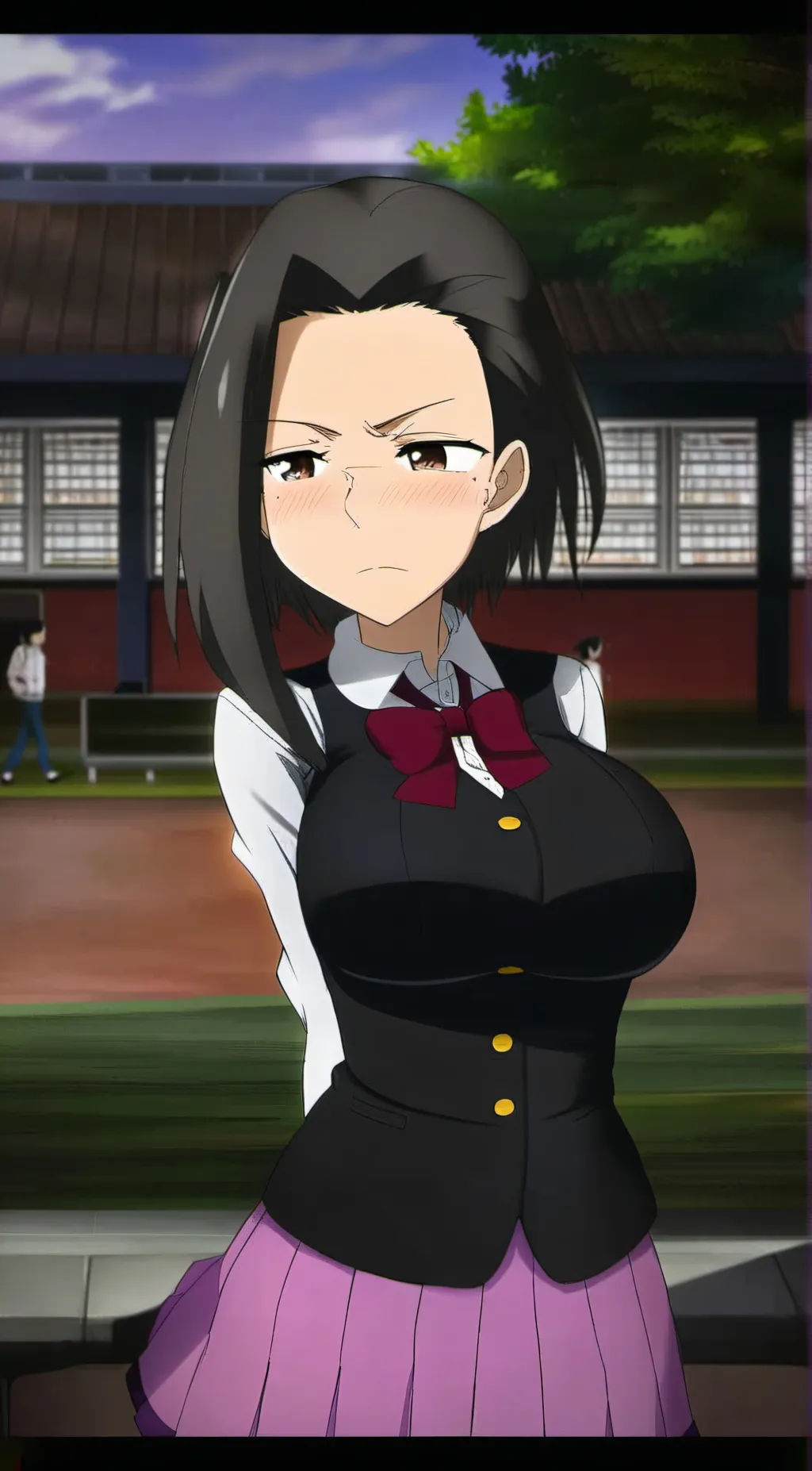 ai character: momo youurozu  background