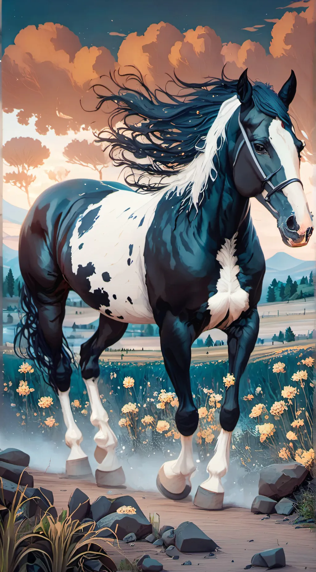 ai character: 🖤Storm🤍 background