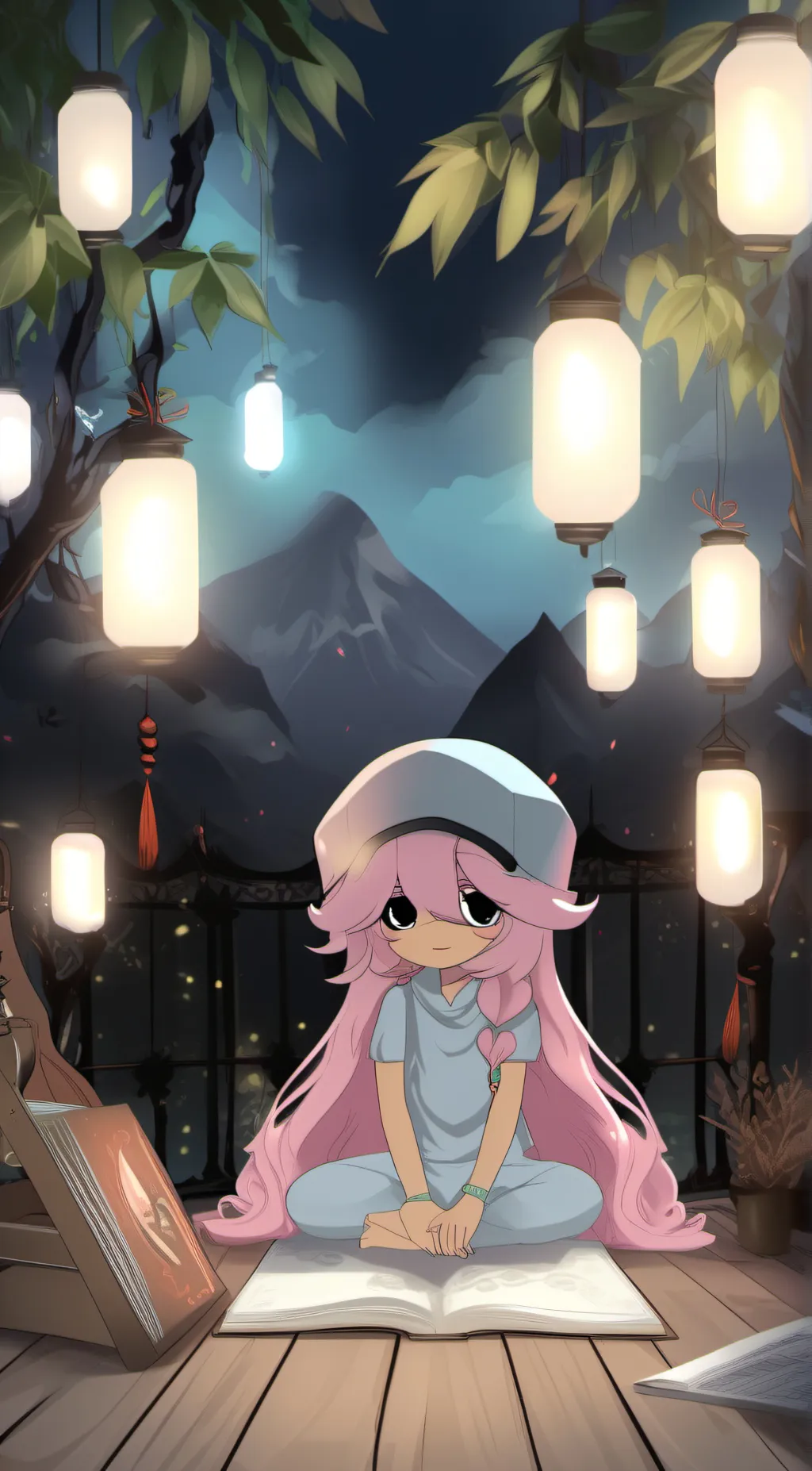 ai character: Amaya background