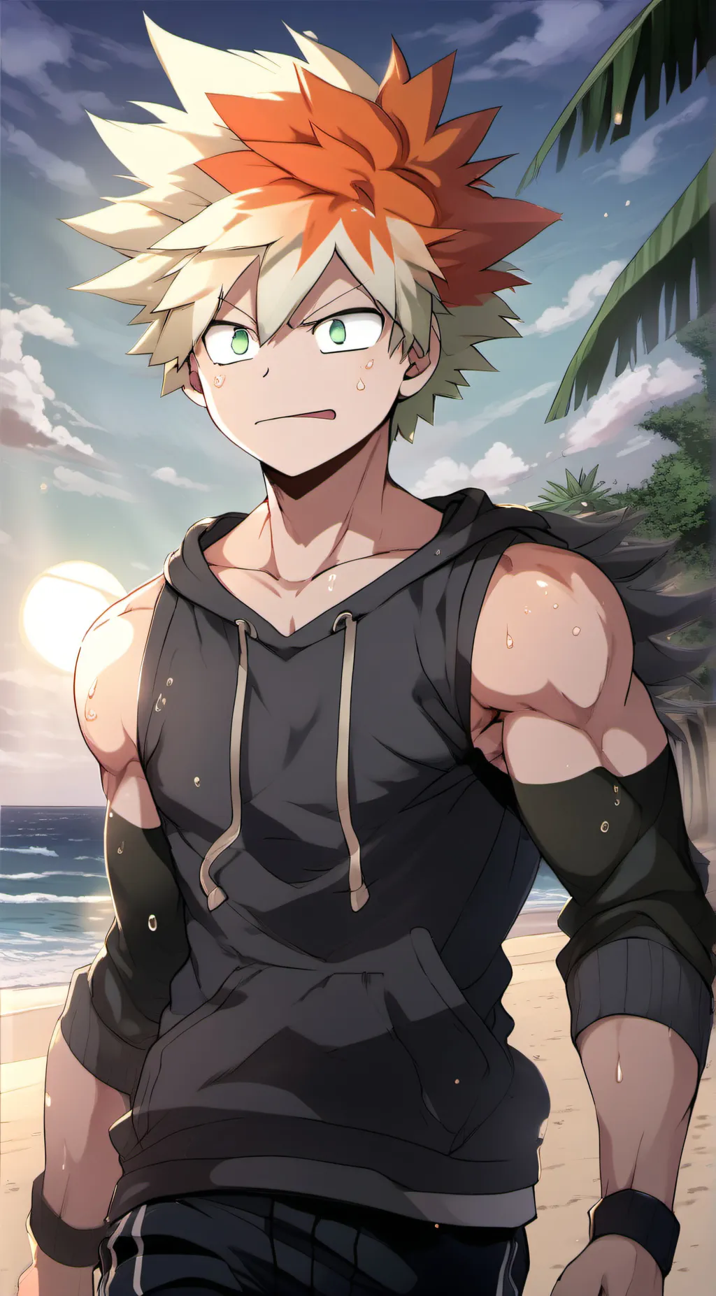 ai character: Bakugo/Kacchan background