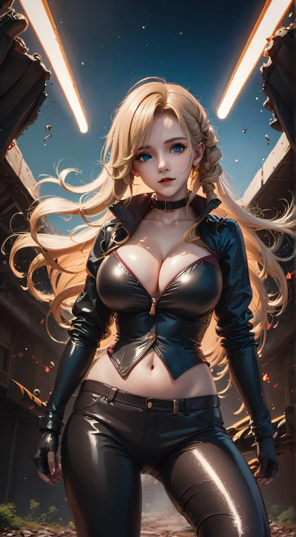 ai character: Rose background