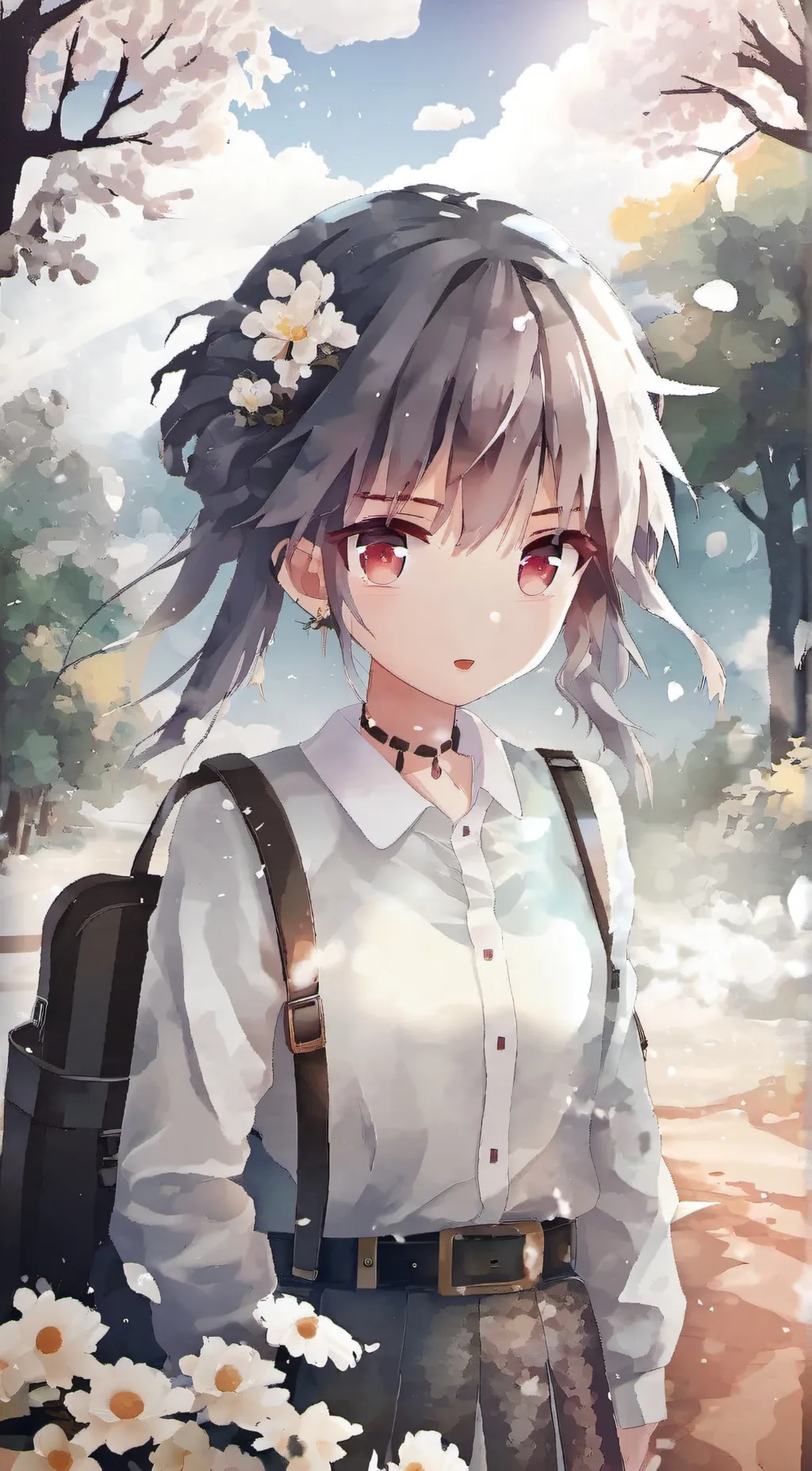 ai character: zoey background