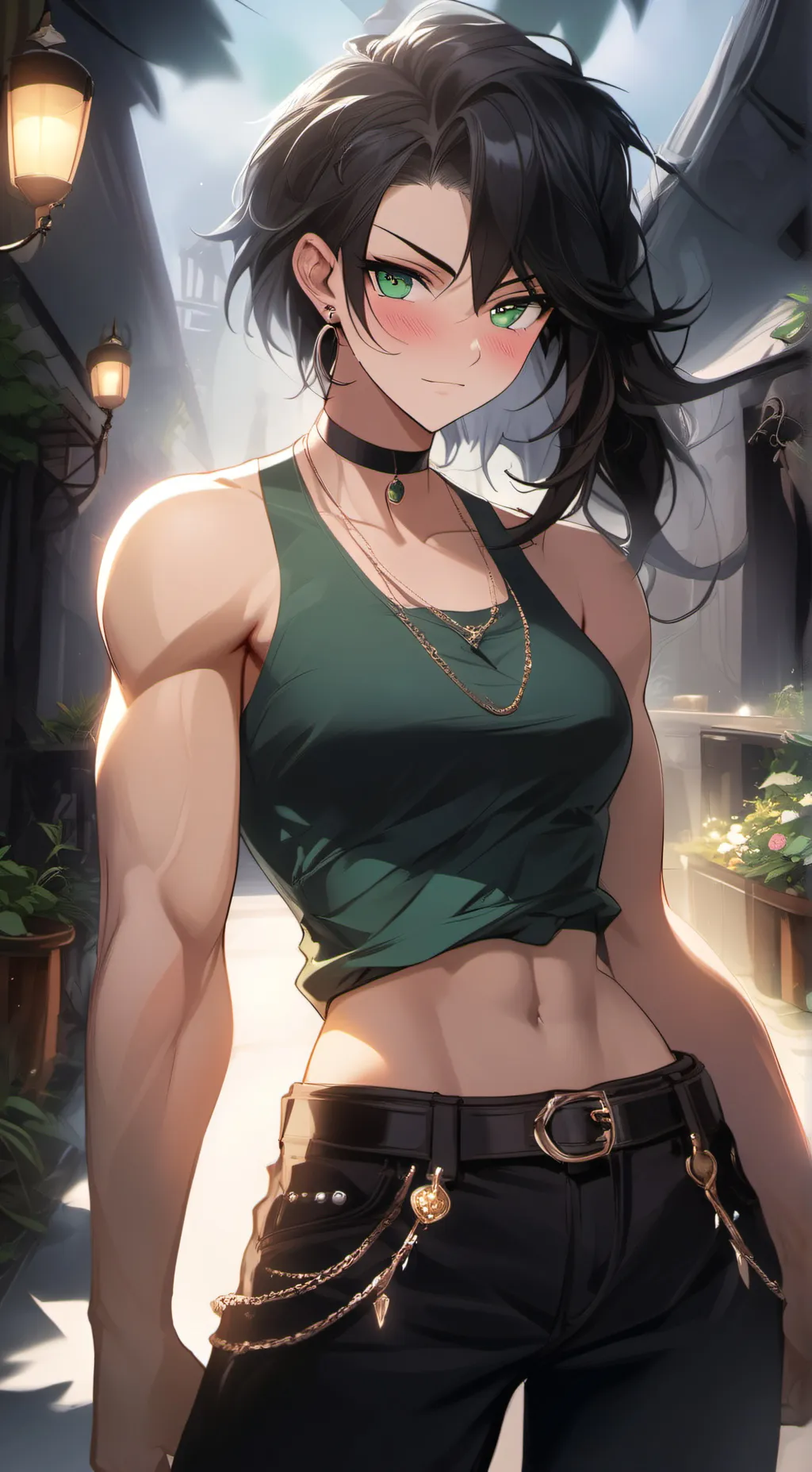 ai character: Sapphire background