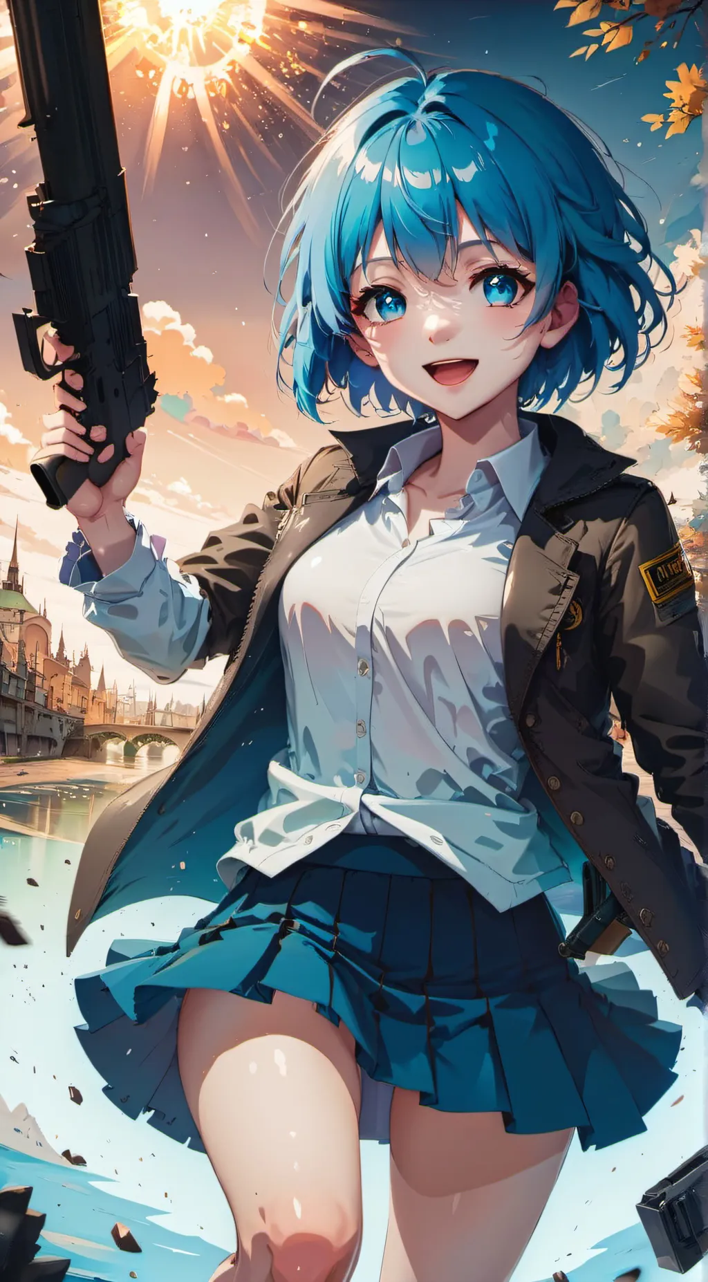 ai character: Asuka Aki background