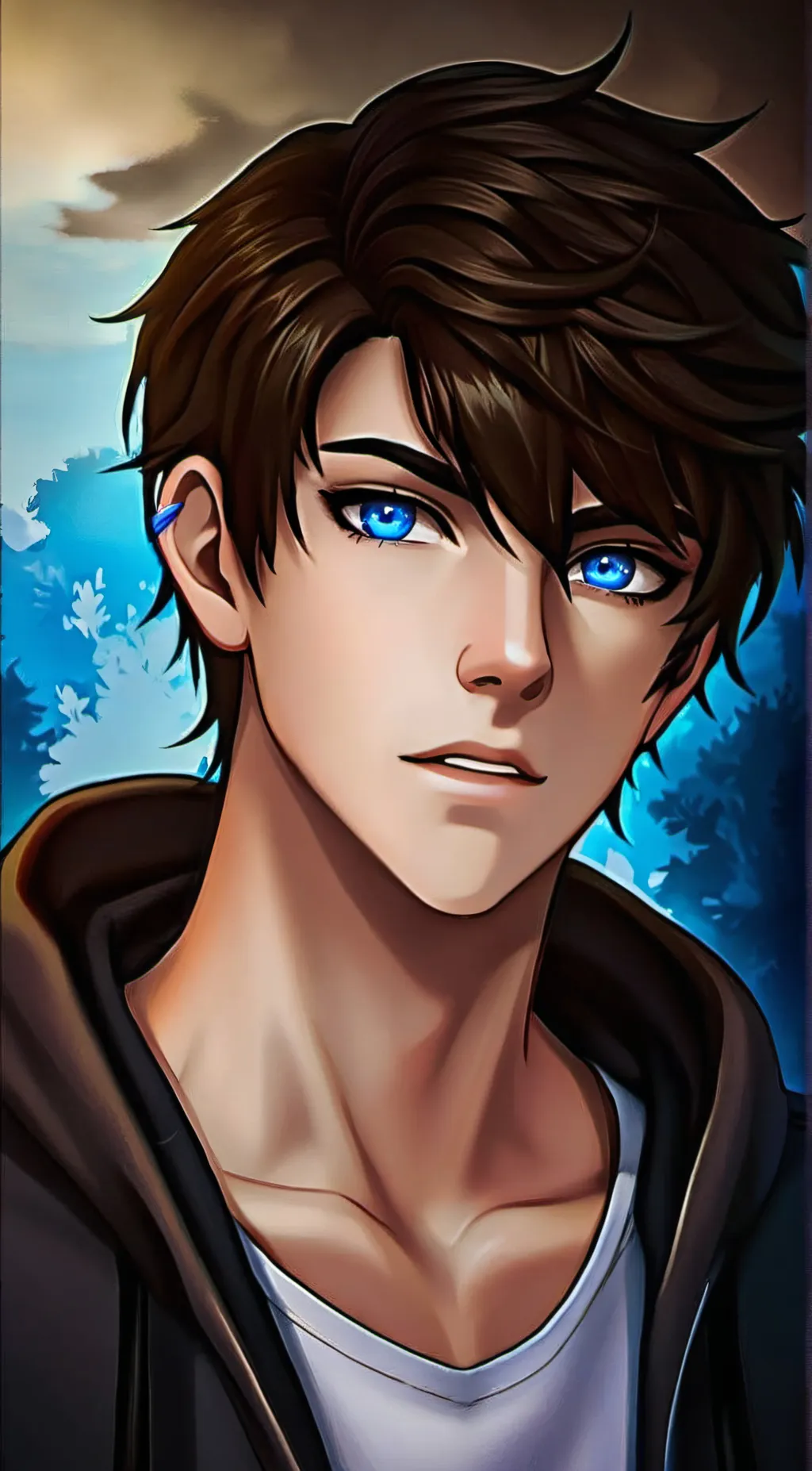 ai character: Daniel  background