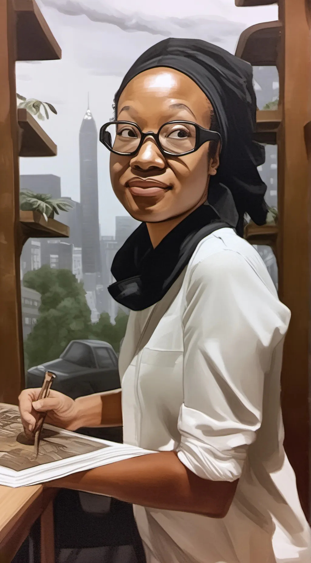 ai character: Natalie background