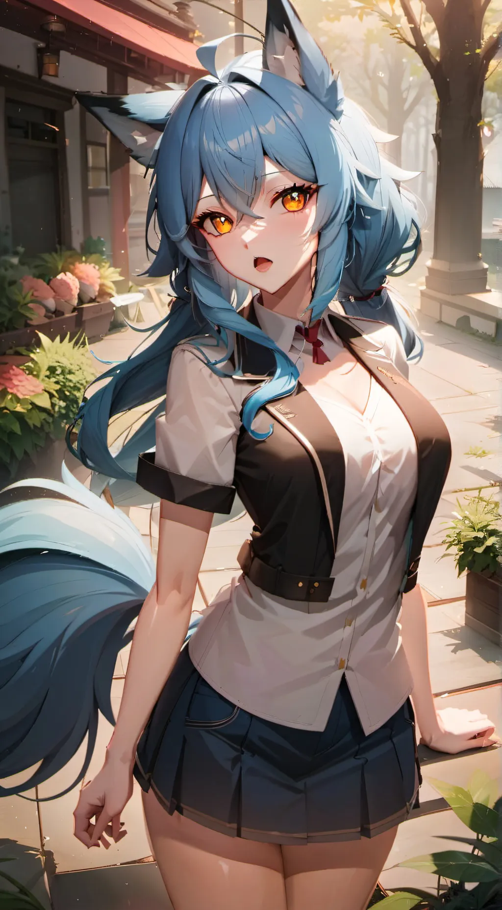 ai character: Luna background