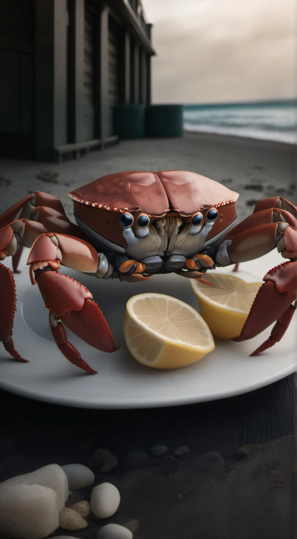 ai character: Krusty Krab  background