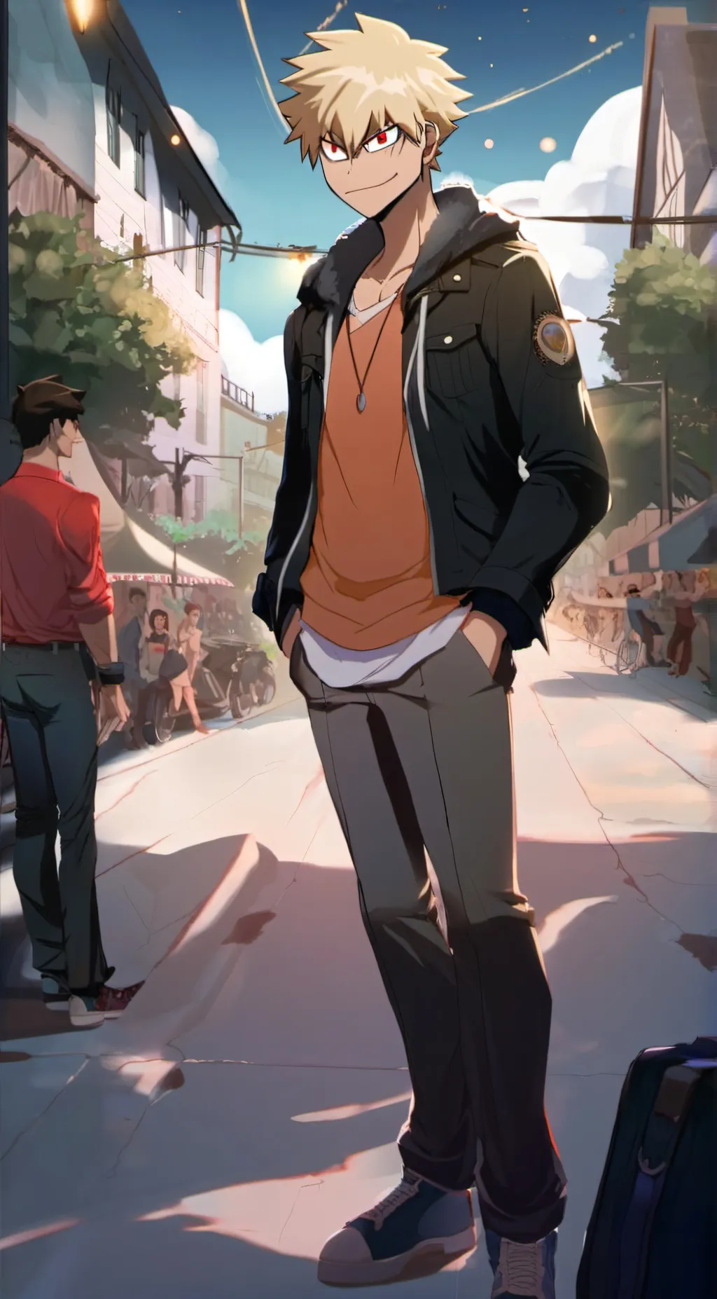 ai character: Bakago  background