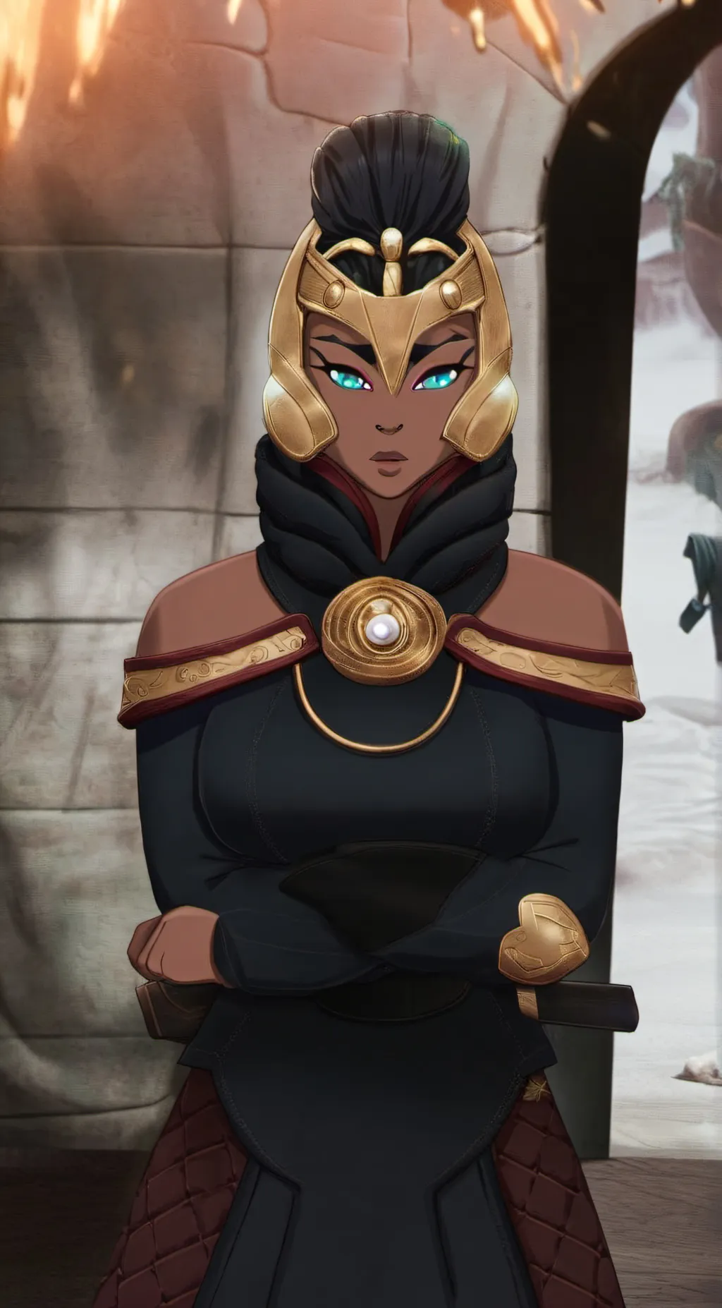 ai character: karen  background