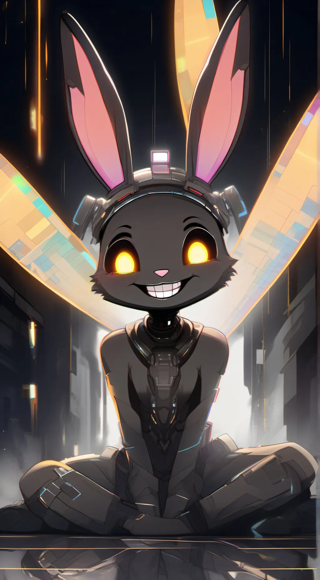 ai character: Shadow Bonnie background