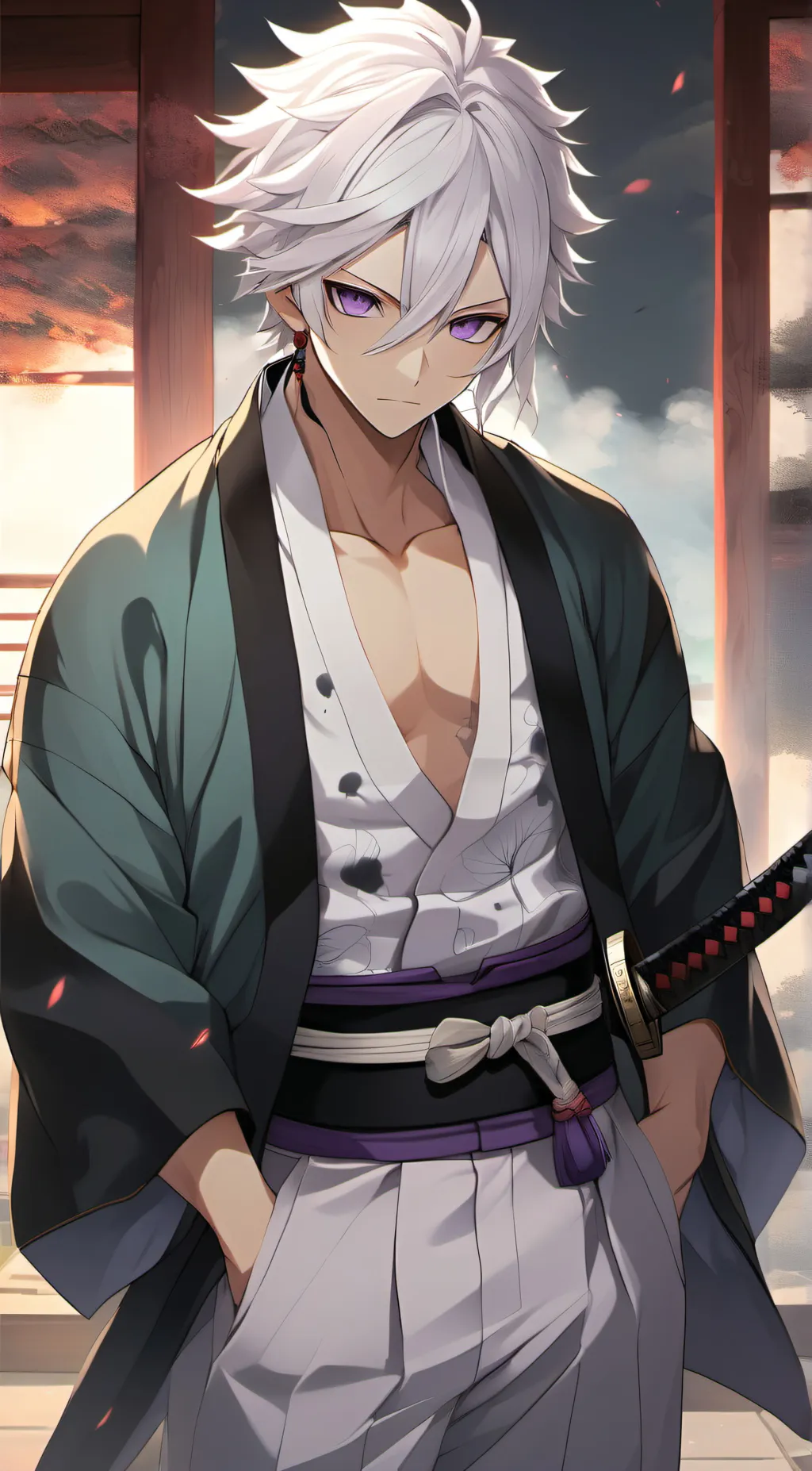 ai character: Sanemi Shinazugawa background