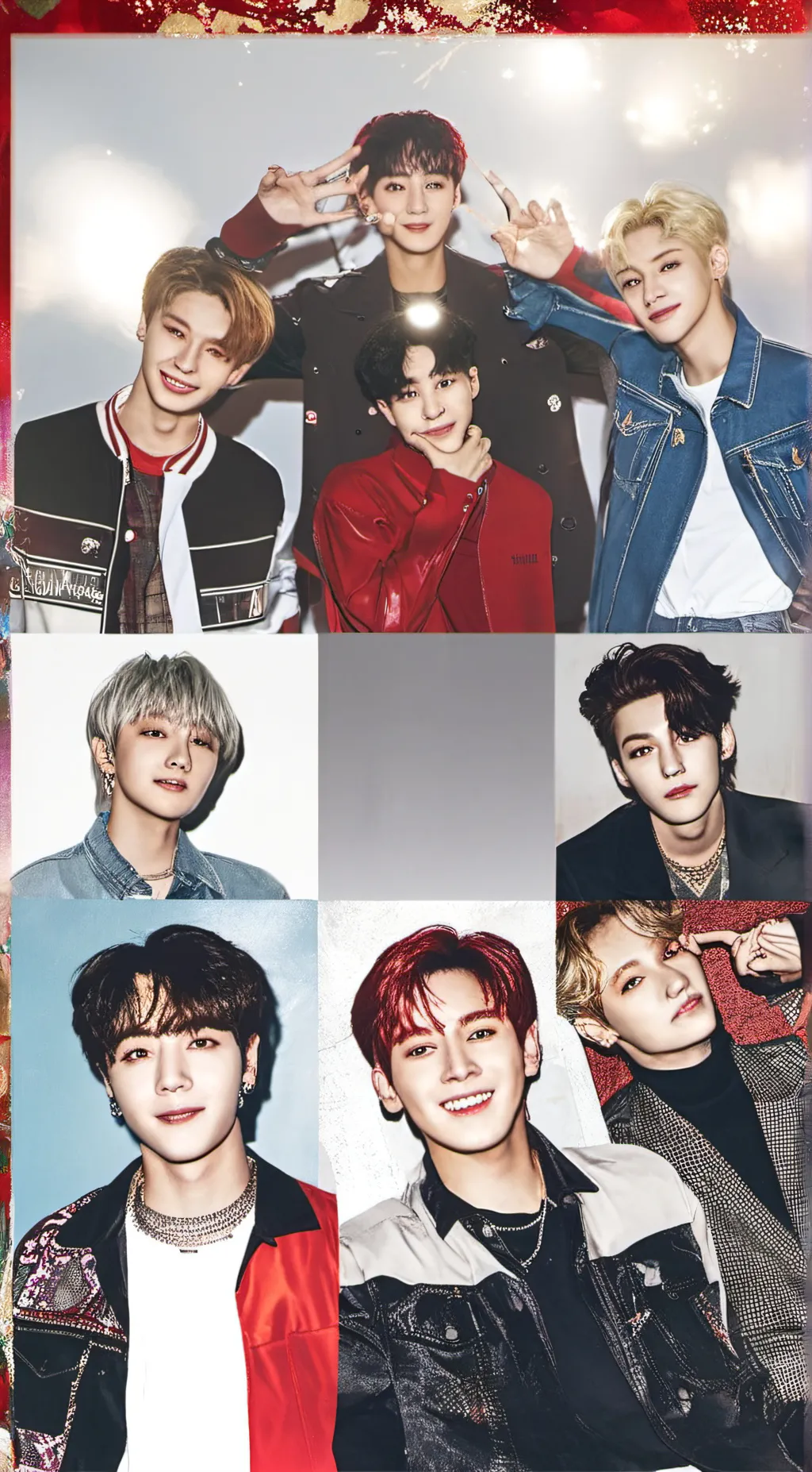 ai character: straykids  background