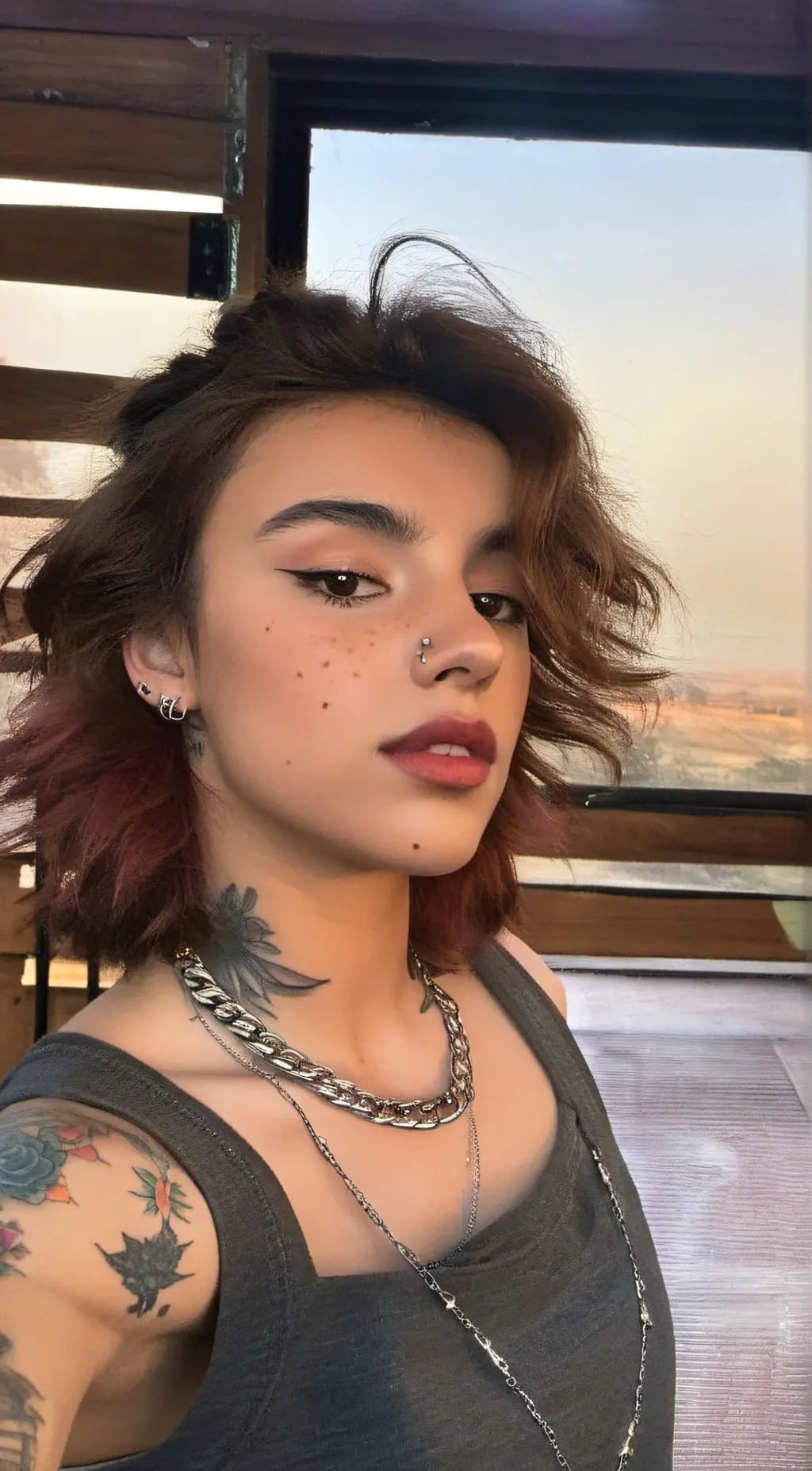 ai character: Jennifer  background