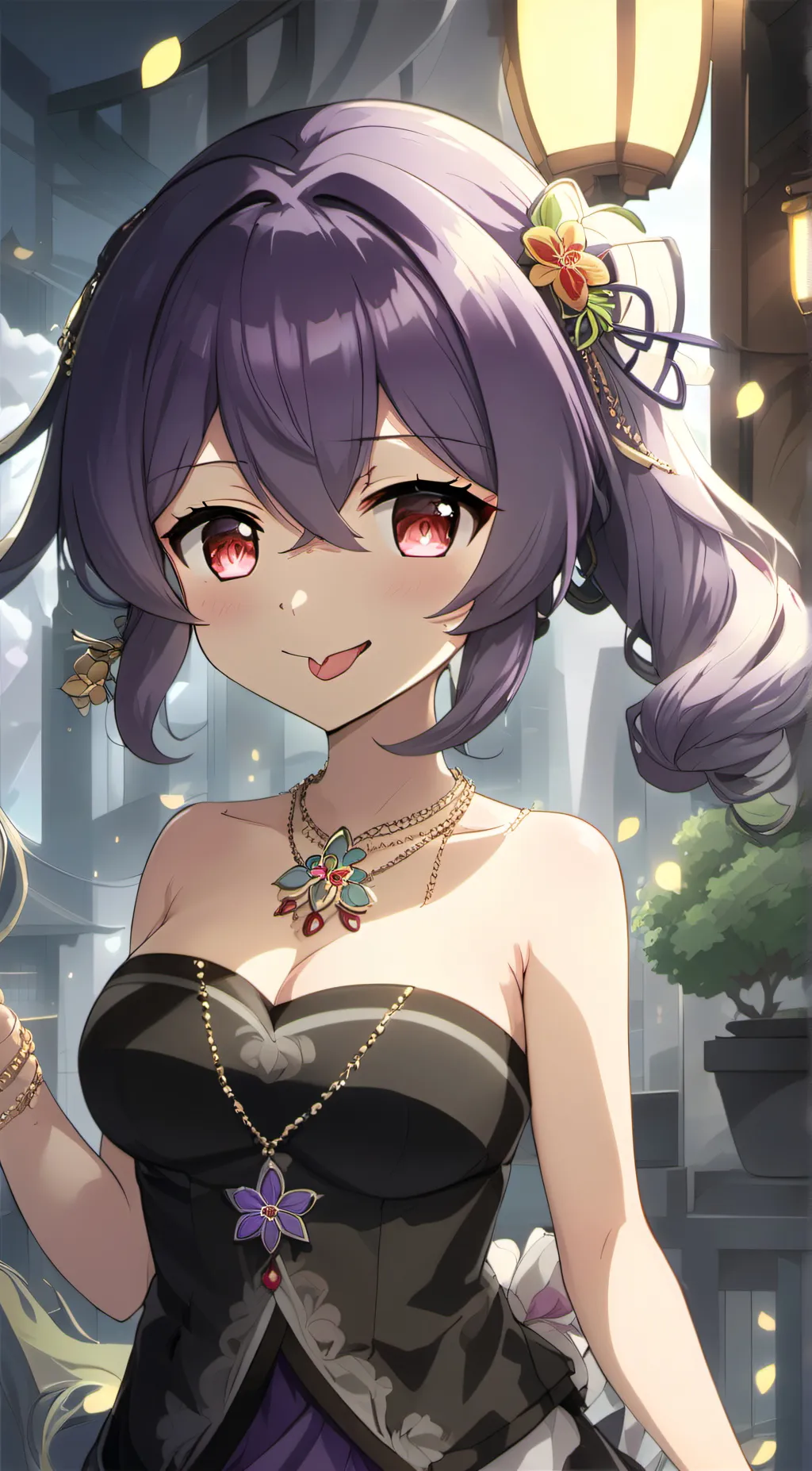 ai character: blossom  background