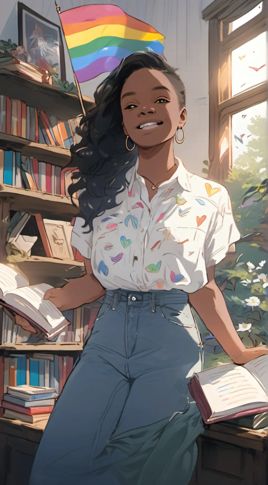 ai character: Selena background