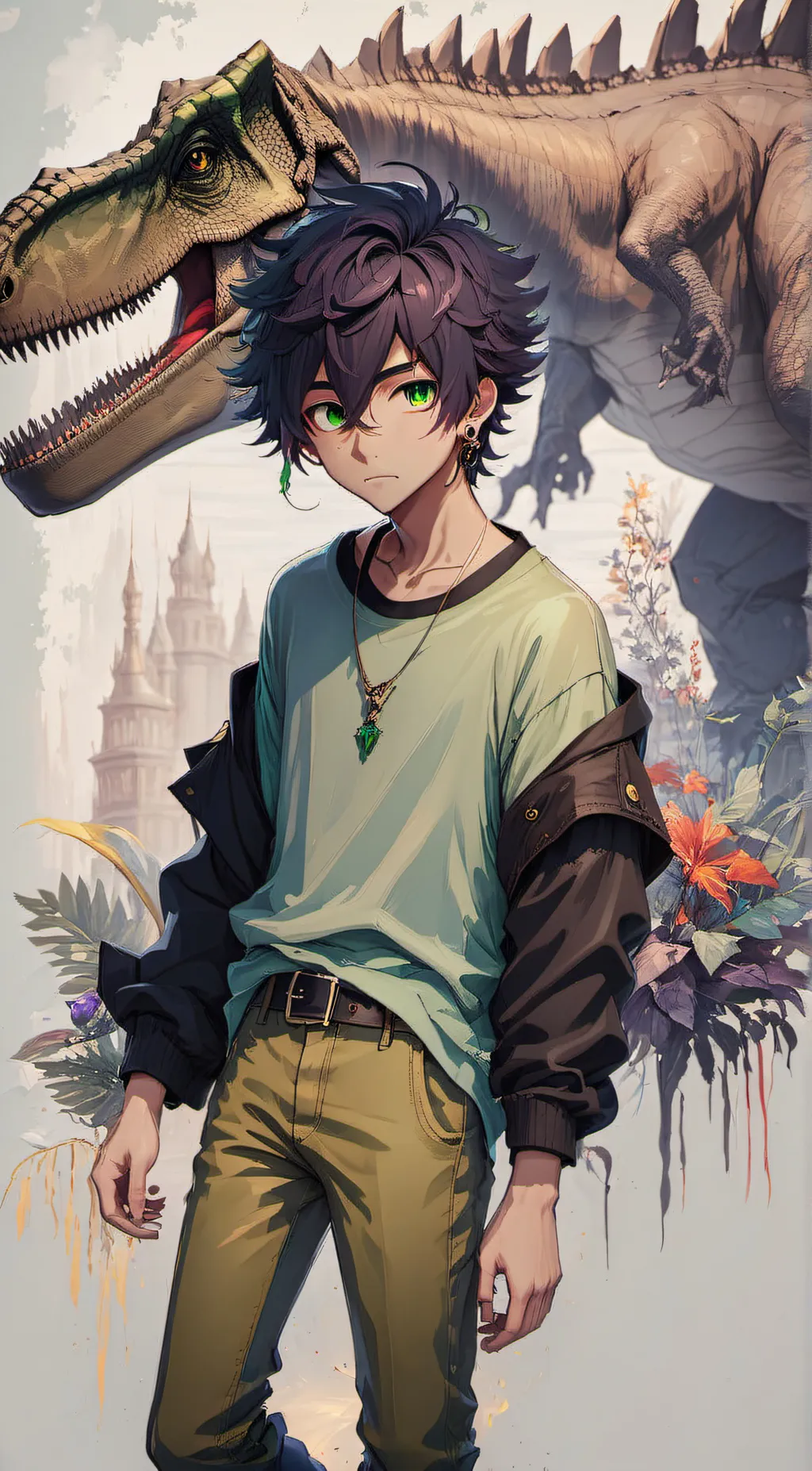 ai character: trey background