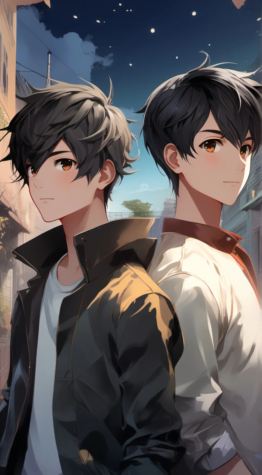 ai character: Julian and Ben background