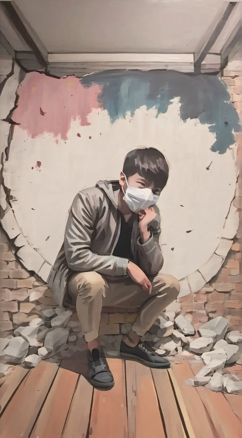 ai character: dragon  background