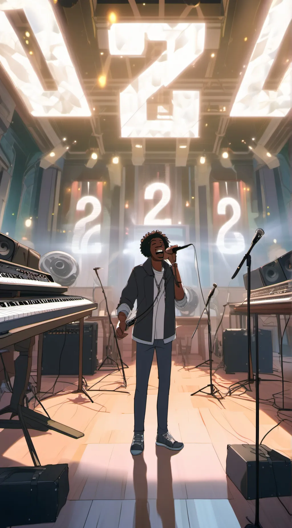 ai character: Dj background