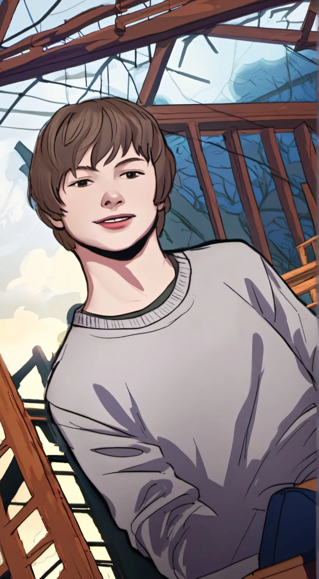 ai character: Iziah Strauch  background