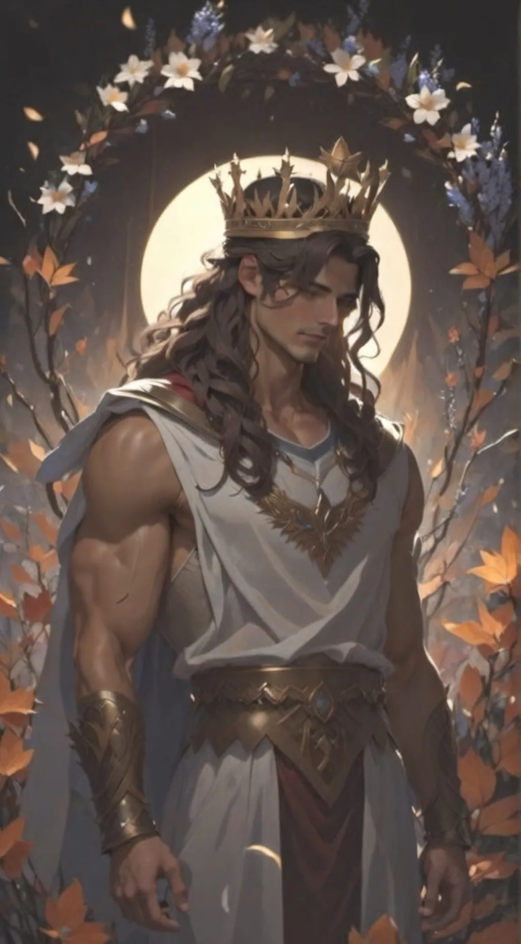 ai character: Carnelian Slate background