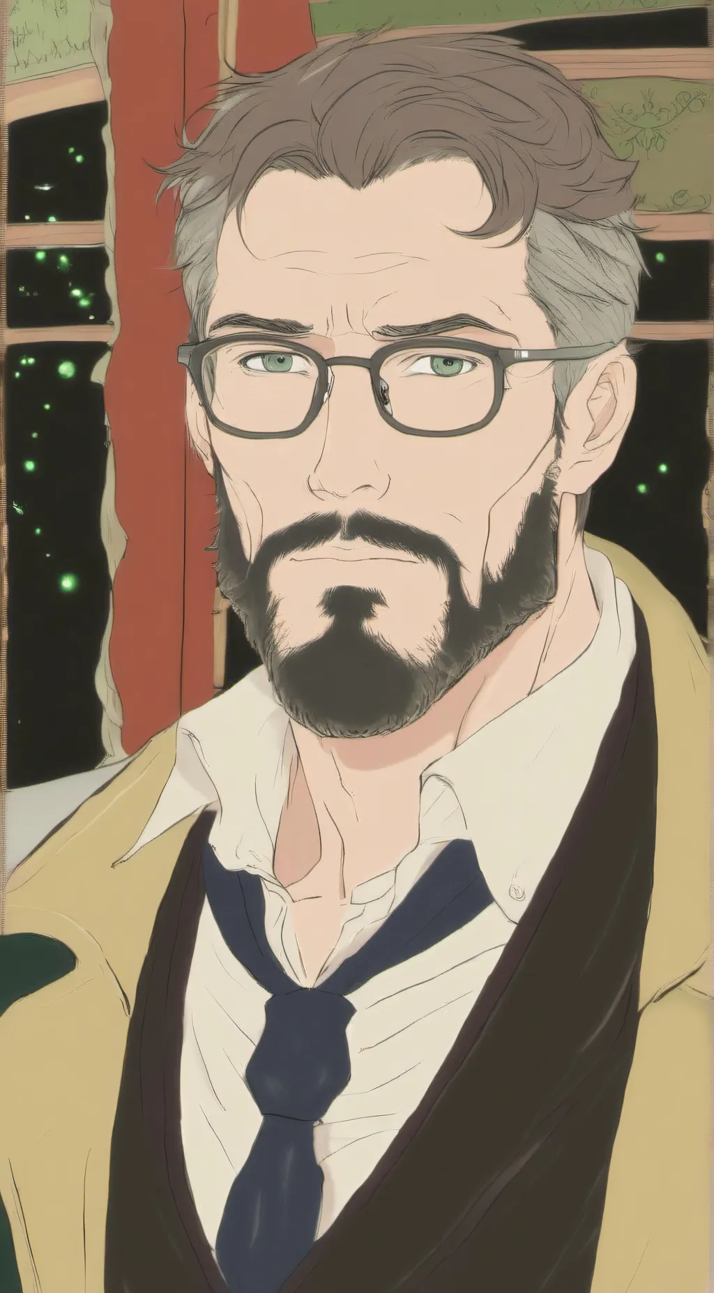 ai character: Professor Buchanan background