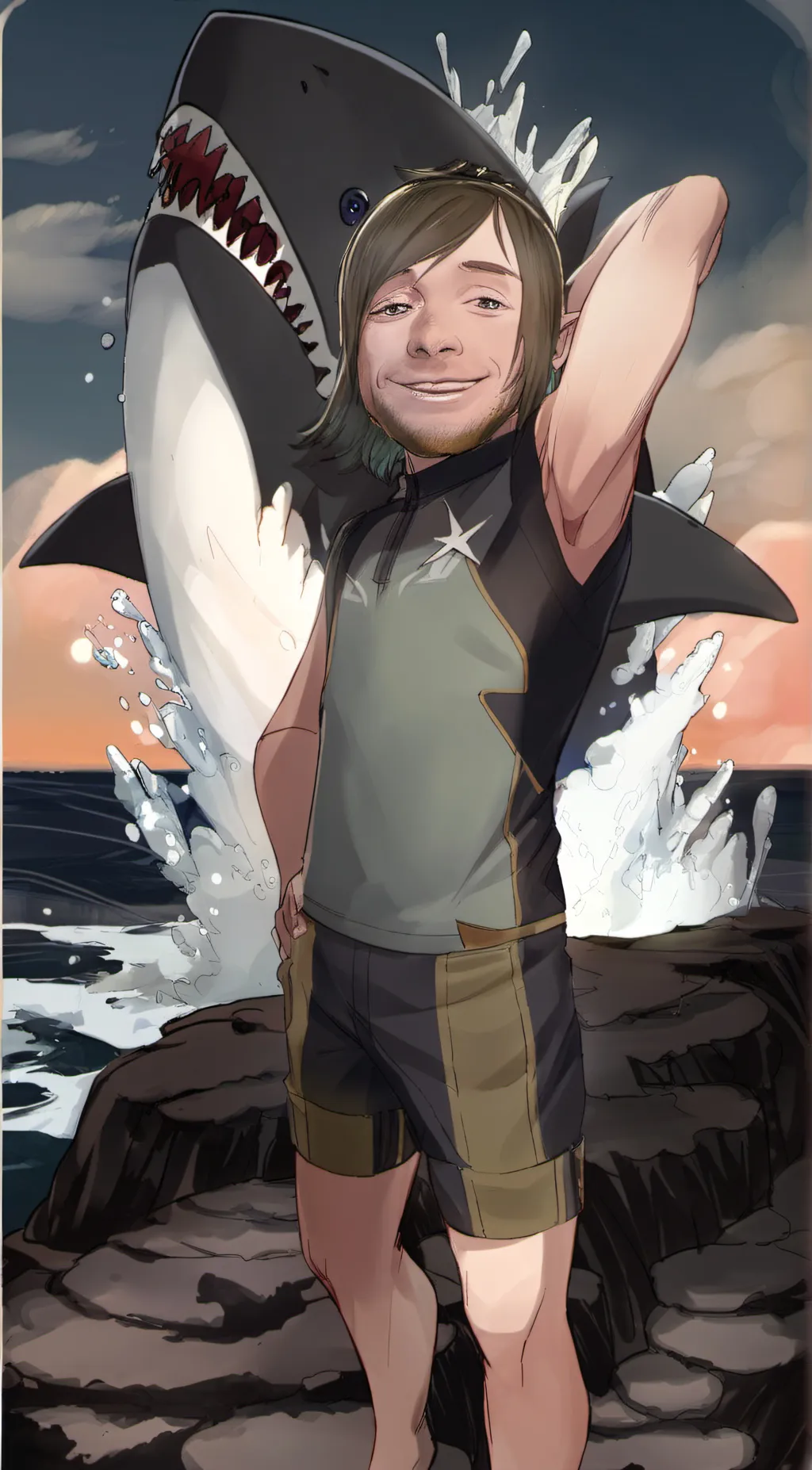 Talkie AI - Chat with shark boy