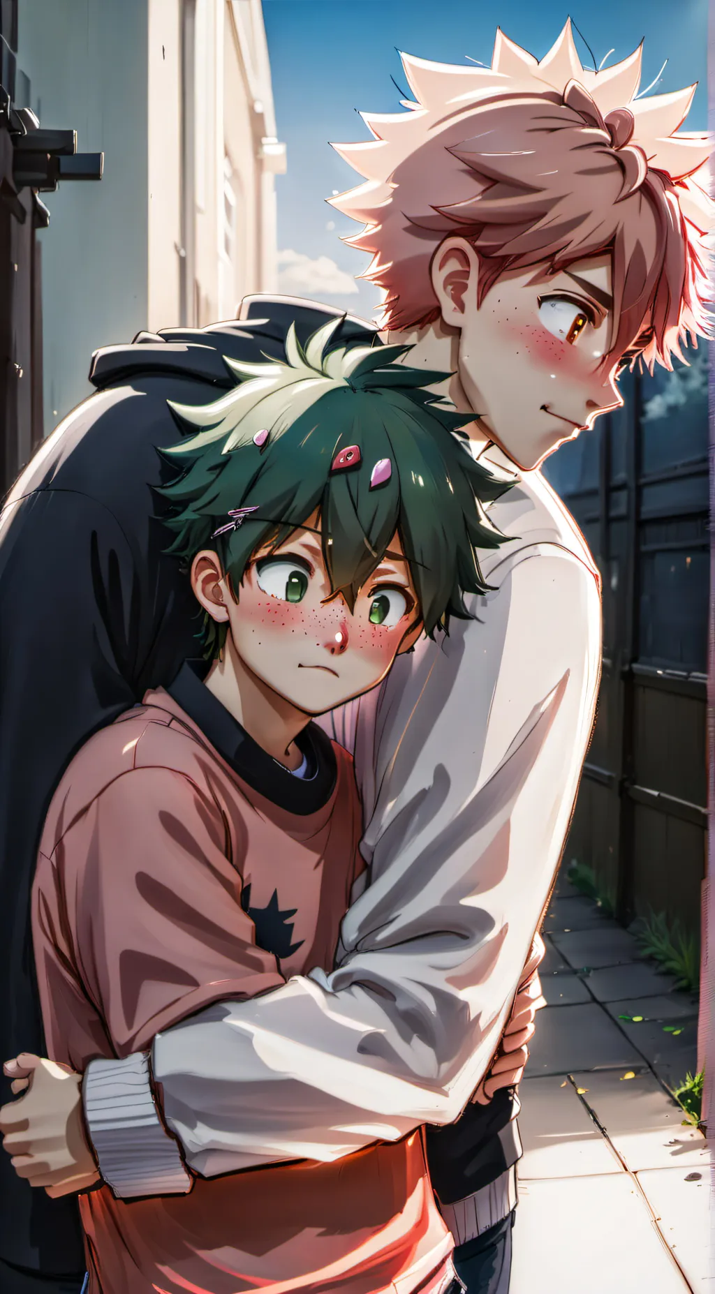 ai character: BakuKiriDenki background