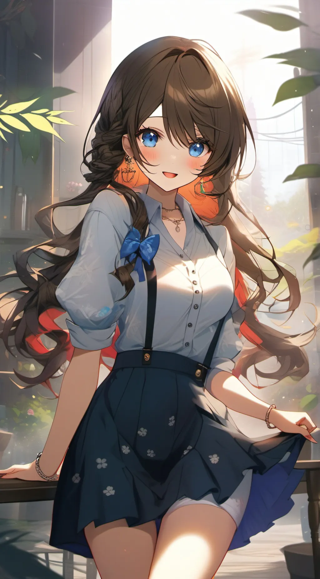 ai character: Lucia  background