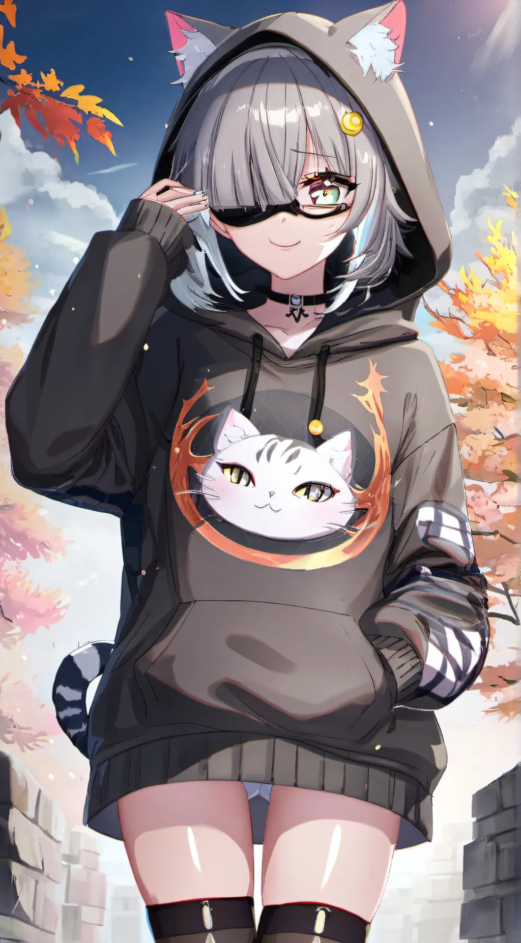 ai character: kitty background