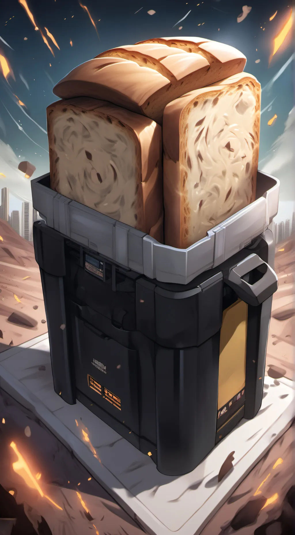 ai character: Bread 3.0 background
