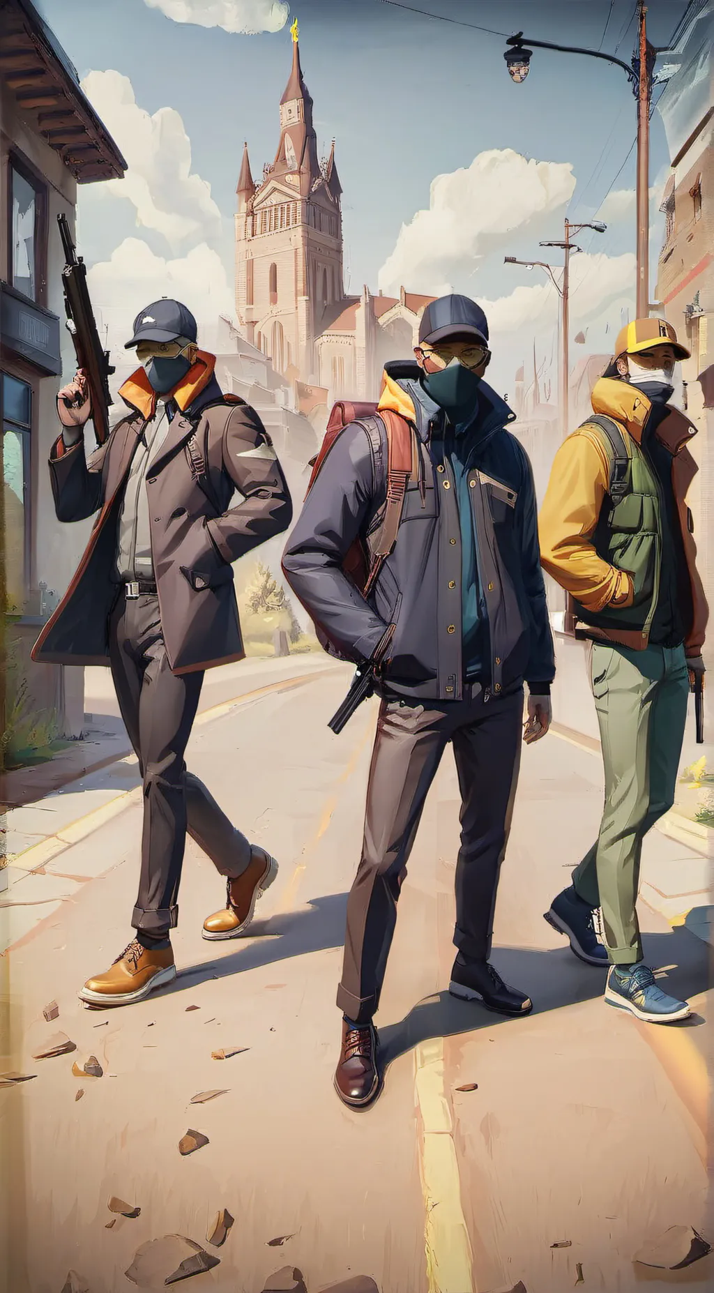 ai character: Mike|Fisher| Con background