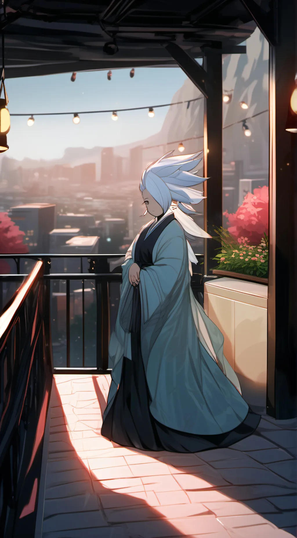 ai character: Mystery  background