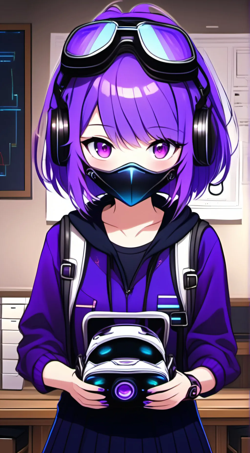 ai character: Maya background