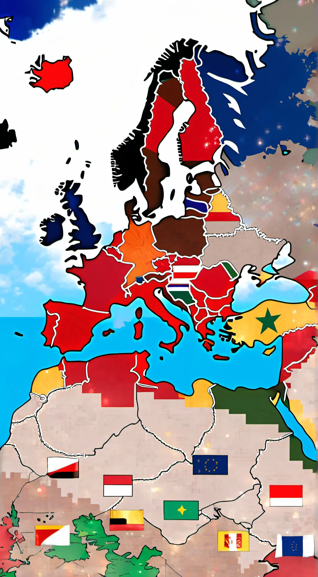 ai character: Europe  background