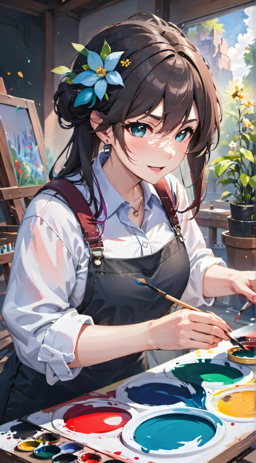 ai character: Vivian background