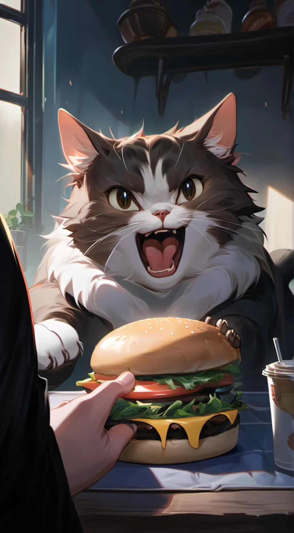 Talkie AI - Chat with u cn hav chezburgr