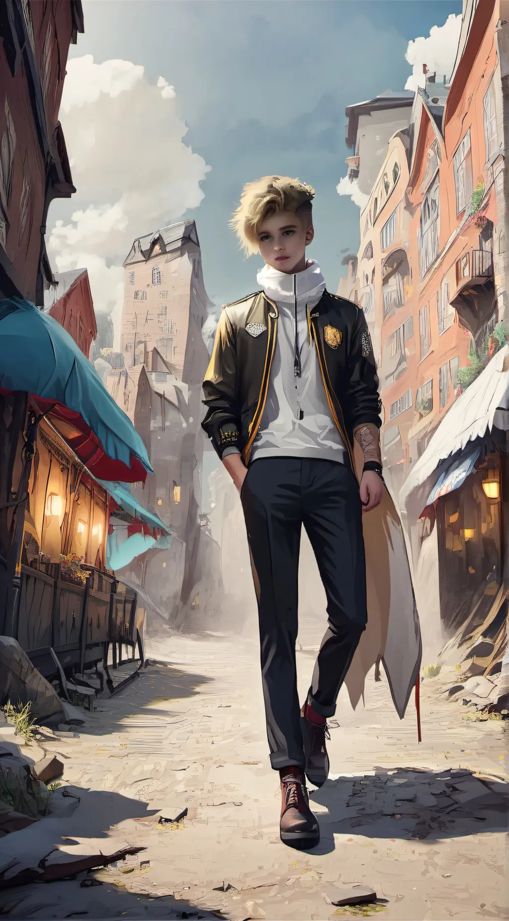 ai character: Noah Polesky  background