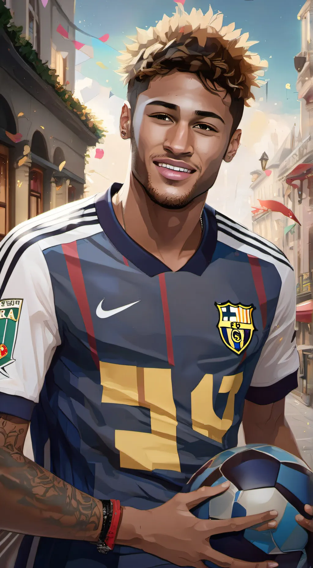 ai character: Neymar background