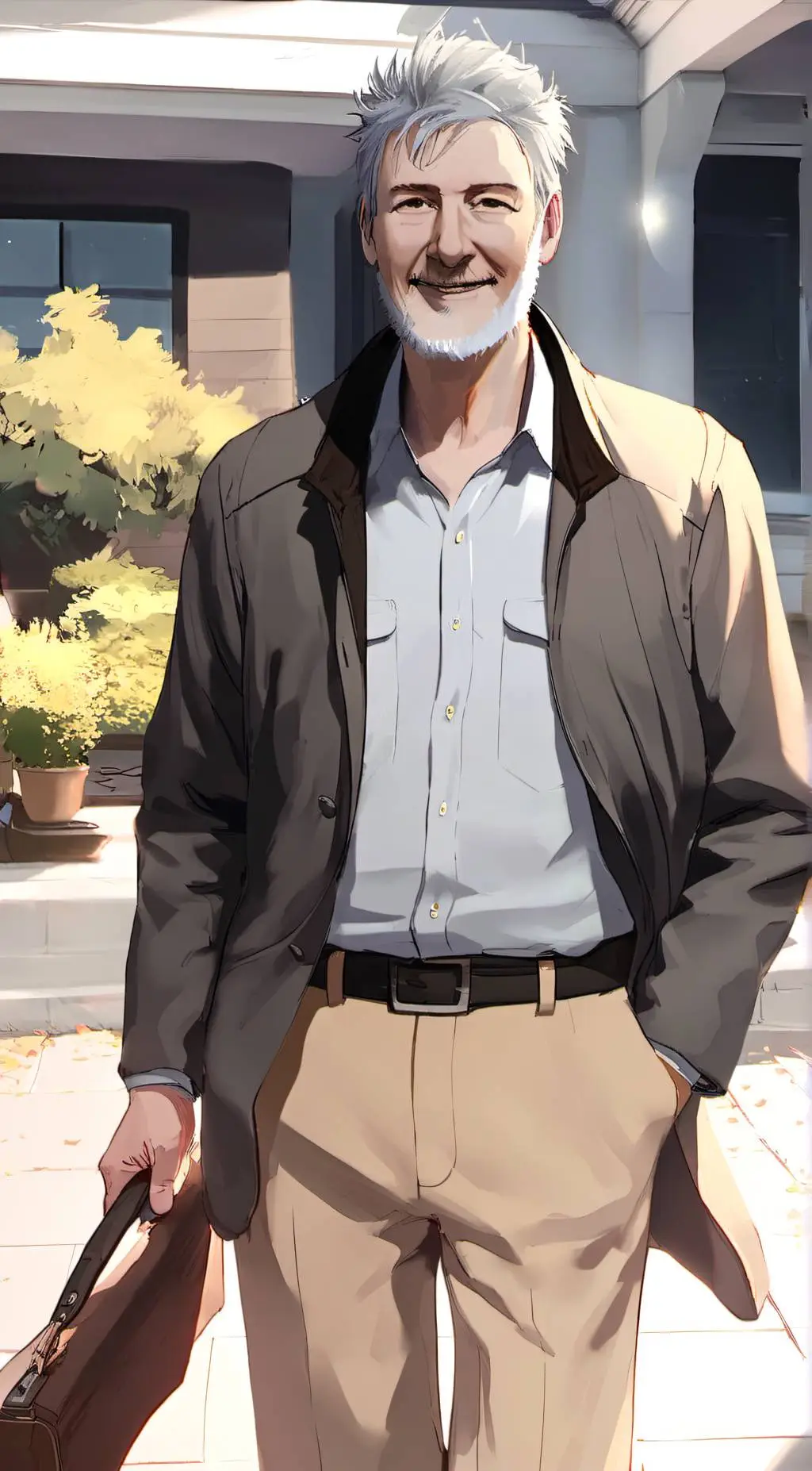 ai character: dad background